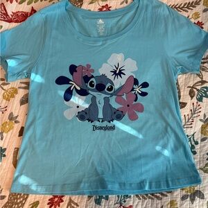 Disney adult Light Blue Stitch Tee